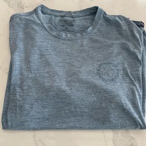 Patagonia Mens Capilene T-Shirt Medium Blue Graphic Short Sleeve Tee
